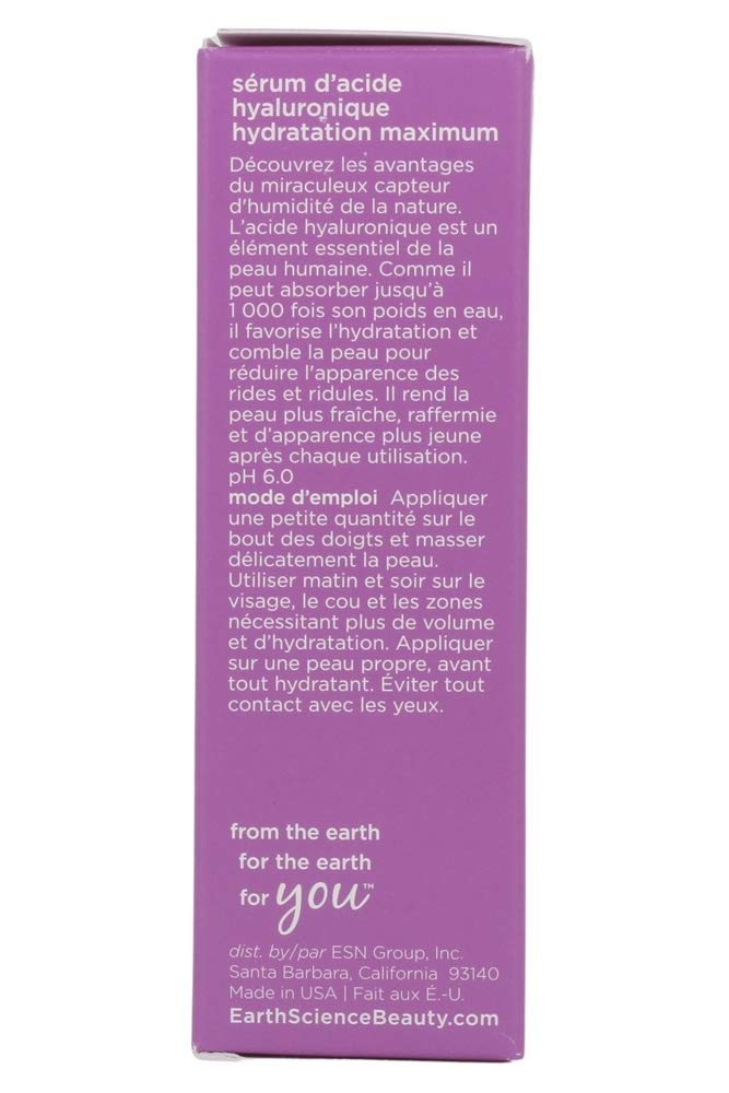 Earth Science - Hyaluronic Acid Serum (30ml 12)