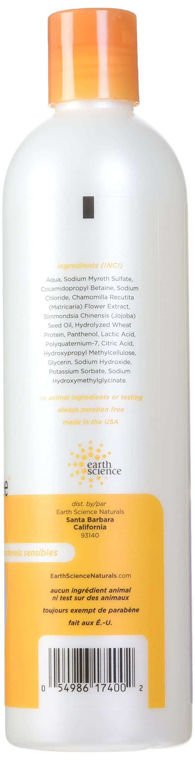 Earth Science - Fragrance Free Shampoo (355ml 12)