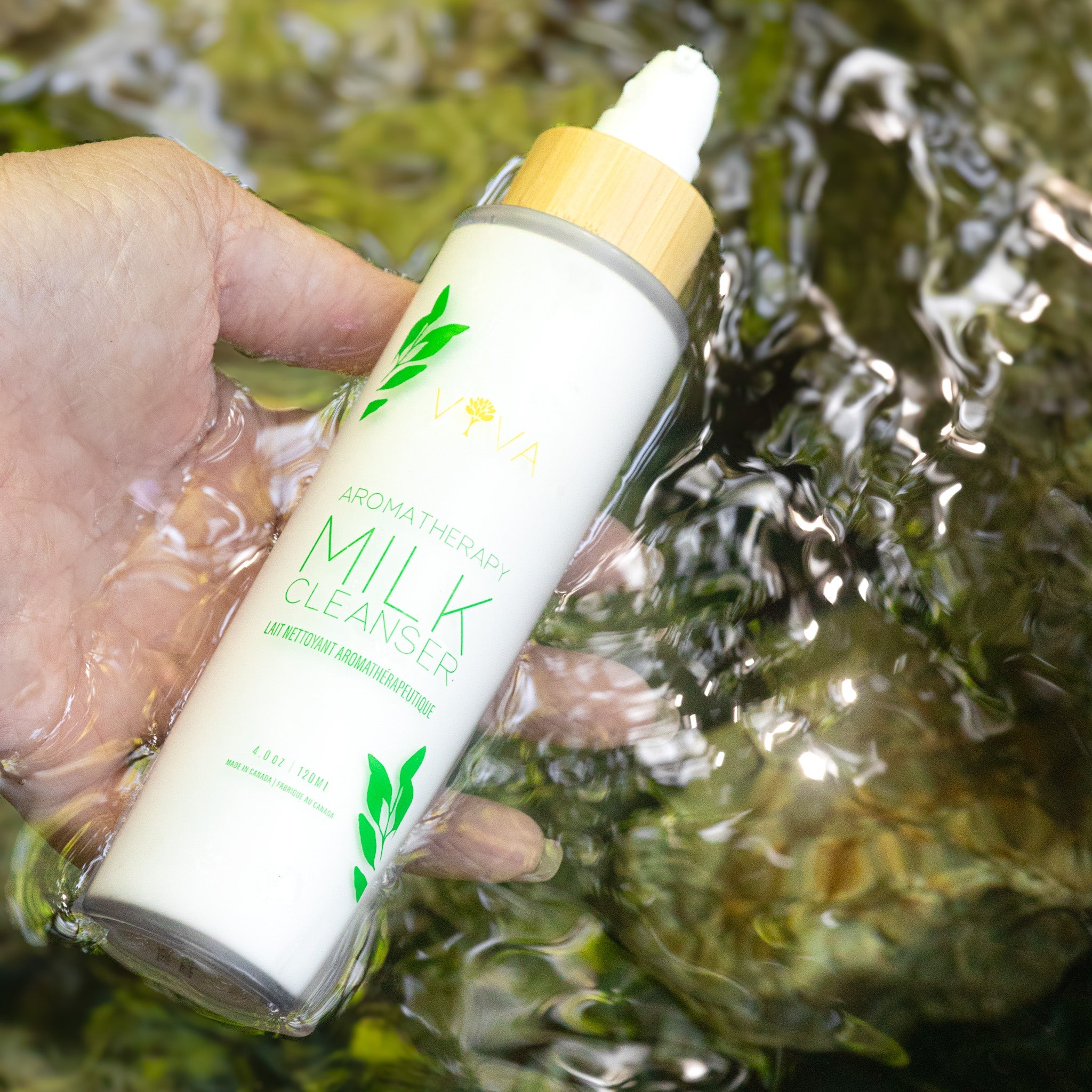 Aromatherapy Milk Cleanser – 120ml Gentle Cleanser for Dry & Sensitive Skin