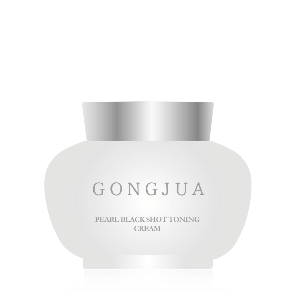 Gongjua Pearl Black Shot Toning Cream (50g) | Brightening & Tone-Correcting Moisturizer