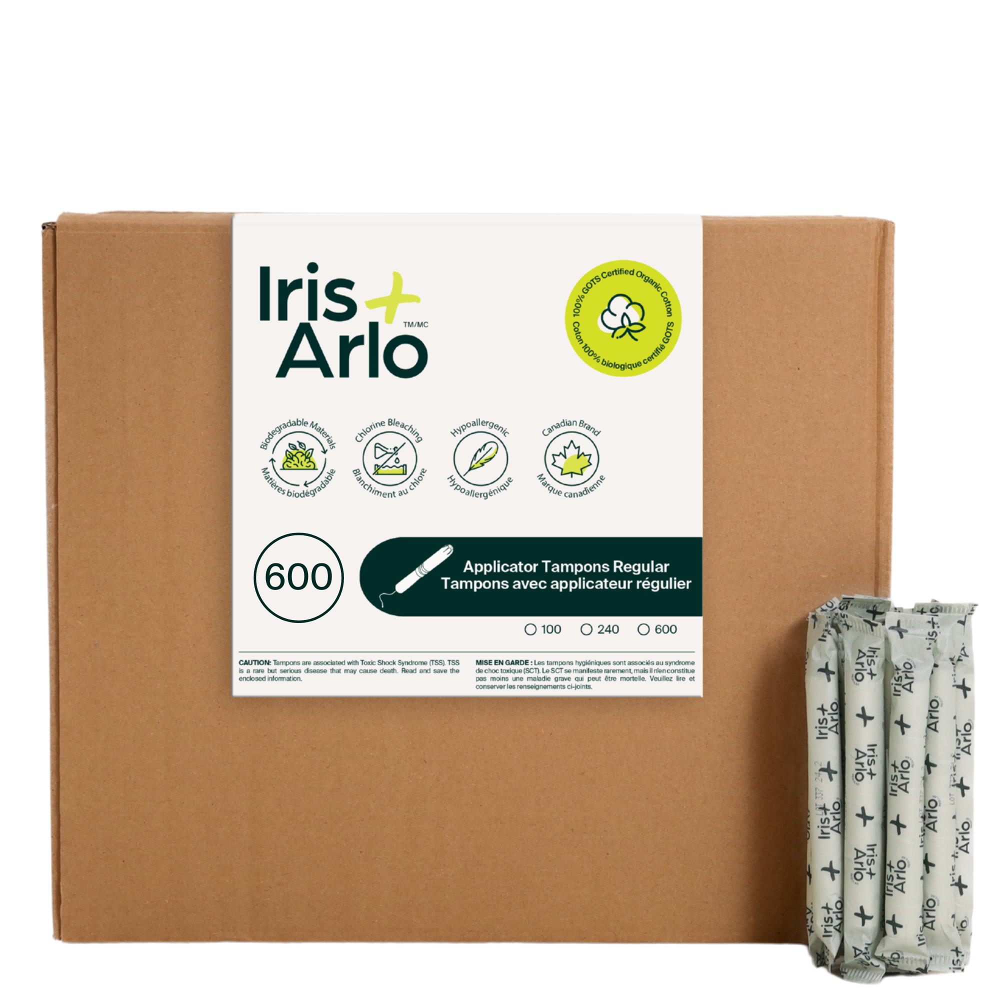 Bulk - Applicator Tampons, Cardboard Applicator, regular