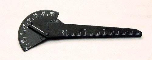 Digit Plastic Goniometer 180º – Precision Joint Angle Measurement Tool