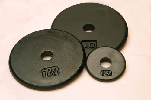 Round Iron Disc Weight Plates – 1 1/4 Lbs Durable Strength Training