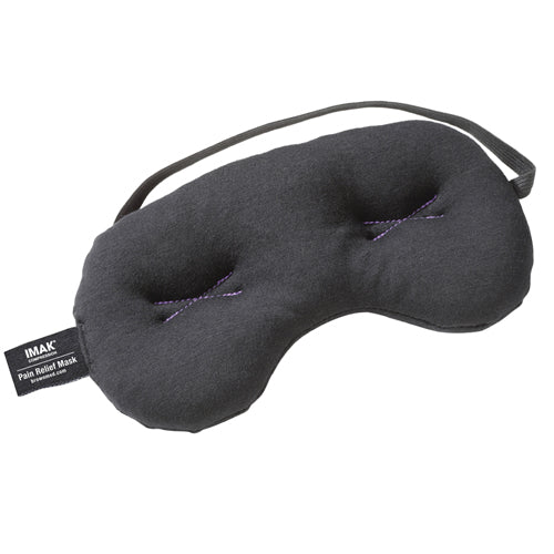 IMAK Eye Pillow Mask – Black/Universal, Soothing Relief for Eye Strain and Relaxation