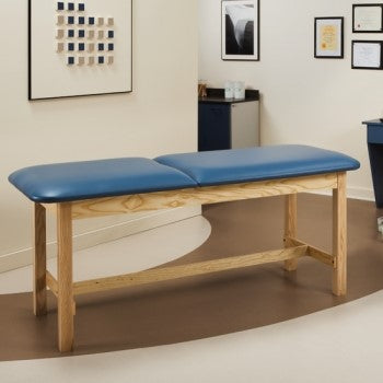 Treatment Table H-Brace 78" – Adjustable Backrest with Paper Dispenser & Cutter
