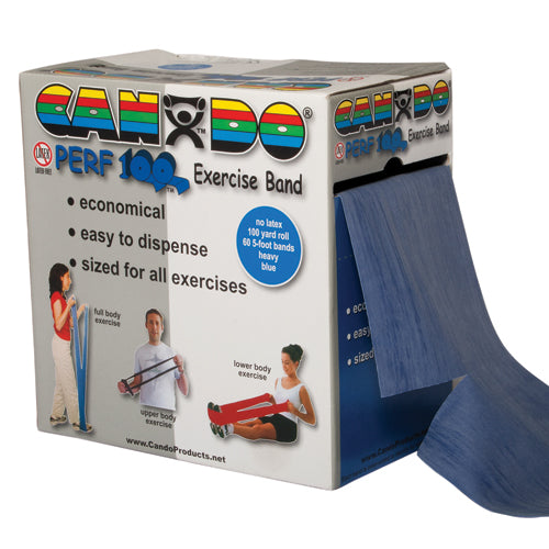 CanDo No-Latex Exercise Band 100-Yard Dispenser Box – Strength & Rehab