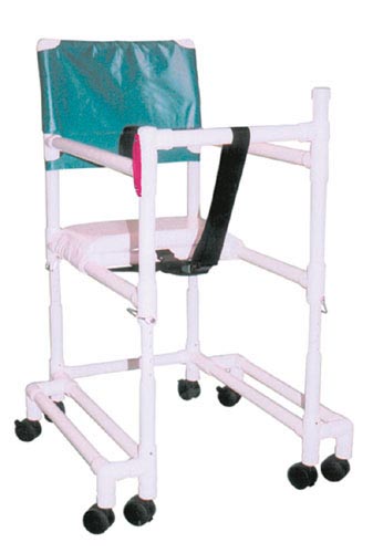 Walker PVC with Height Adjustable Arms & Seat – Tall with Outriggers