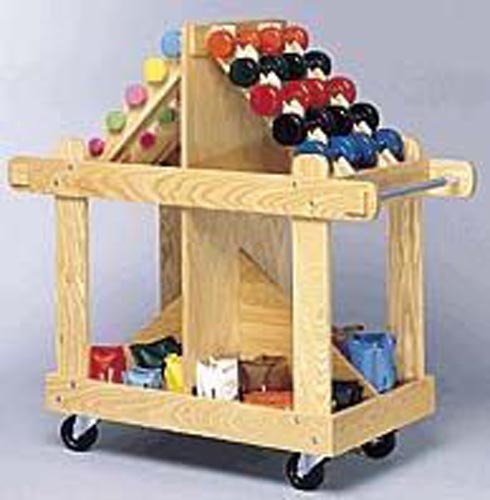 Weight Wagon – Heavy-Duty Transport Cart with Large Wheels