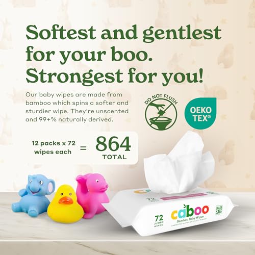 Caboo - Bamboo Baby Wipes (6 x 216ct 6)