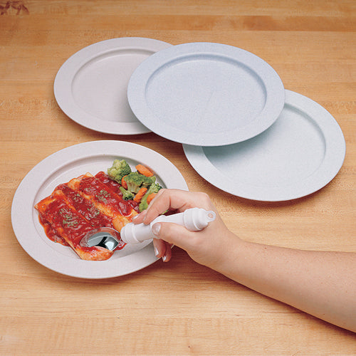 Inner Lip Plate Sandstone Plastic – Adaptive Plate for Easy Eating
