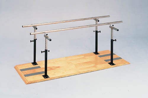 Platform Mounted Parallel Bars – Stable Support for Physical Therapy & Rehab