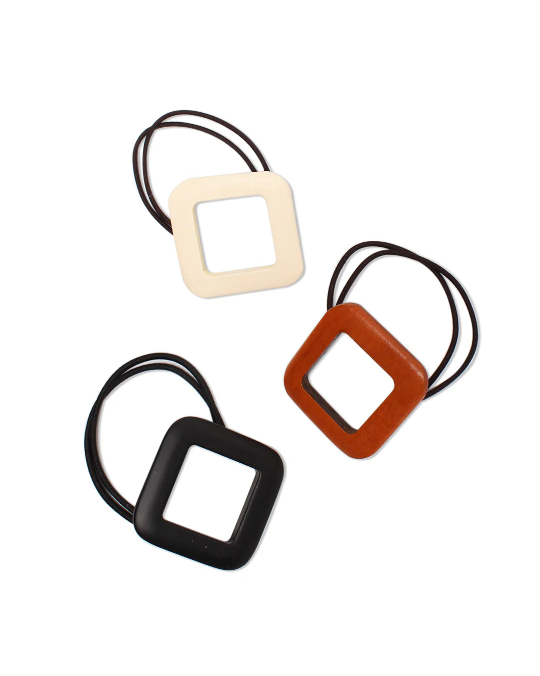 BANDED - Wooden Grove Hair Ties (3 x 3pk 3)