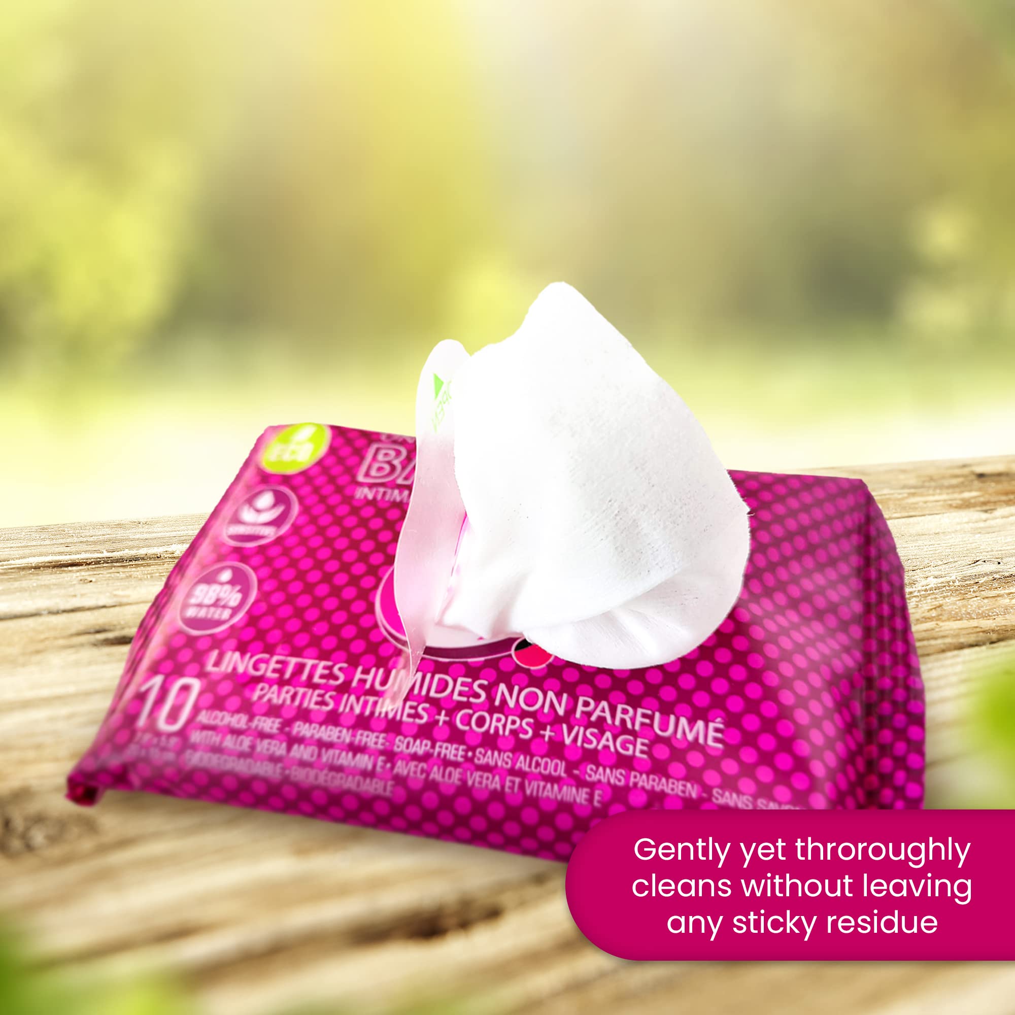 Genial Day - Unscented Bamboo Wet Wipes (10 x 10ct 50)