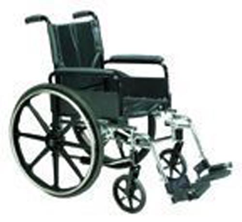 Cruiser X4 Wheelchair with Swing-Away Footrests & Height-Adjustable Flip-Back Desk Arms