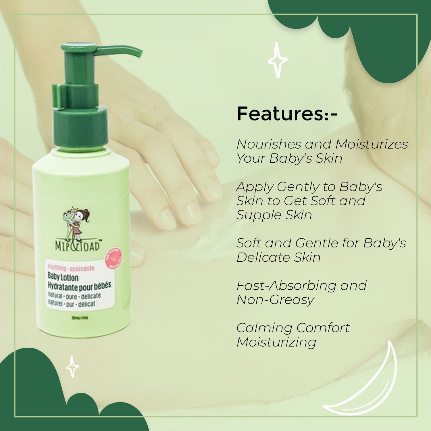 Baby Lotion – Gentle & Nourishing for Sensitive Skin, Enriched with Botanicals