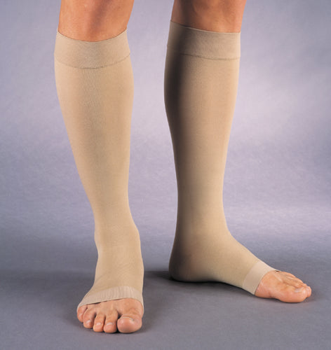 Jobst Relief 20-30 mmHg Knee-High Compression Stockings Beige – Venous Support