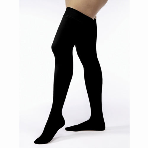 Jobst Opaque Thigh-High 30-40 mmHg Black Small Compression Stockings