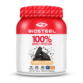 BioSteel Sports Nutrition Inc. - 100% Whey Protein Cookies N Cream (420g 6)