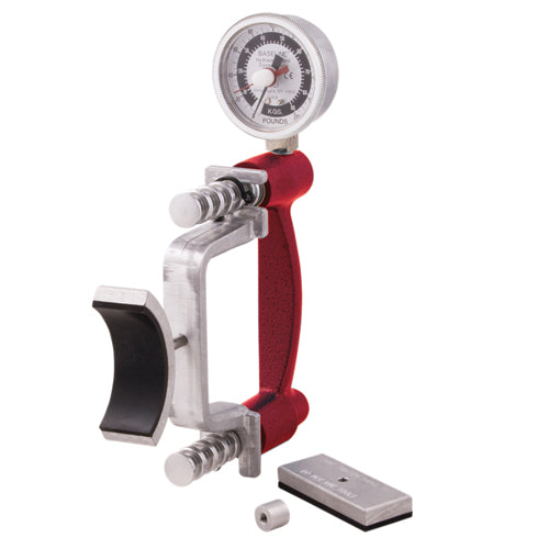 Grip Strength Dynamometer w/3 Pads – Accurate Hand Strength Measurement Tool