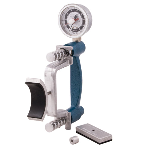 Grip Strength Dynamometer w/3 Pads – Accurate Hand Strength Measurement Tool