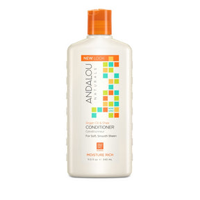 Andalou Naturals - Argan Oil&Shea Moisture Rich Condit (340ml 6)