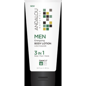 Andalou Naturals - Men Energizing Body Lotion (251ml 6)