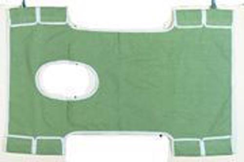 Sling - Polyester Mesh with Commode Opening – Breathable Patient Transfer Sling