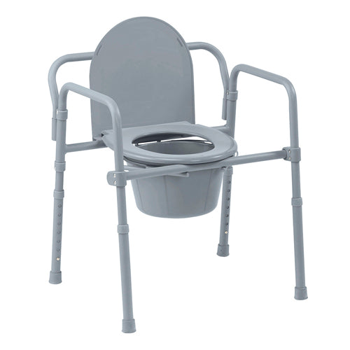 Commode Folding Steel 3-in-1 Comp Edge Line (Drive) – Padded, Durable & Foldable