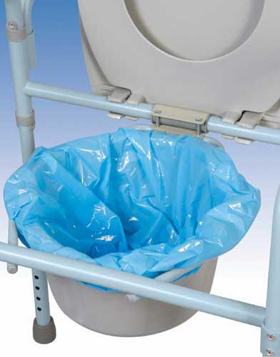 Commode Pail Liners – Pack of 7 by Carex, Fits Most Standard Pails