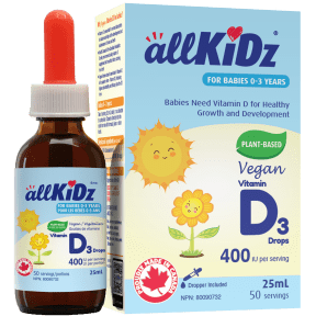 Allkidz Naturals Inc. - Vegan Vitamin D3 Drops (25ml 6)