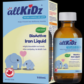 Allkidz Naturals Inc. - BioActive Iron Liquid (100ml 6)