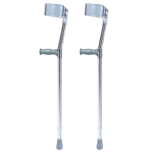 Forearm Crutch Adjustable Adult 21-30 – Pair, Ergonomic & Durable
