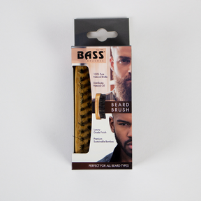 Bass Brushes - Beard Brush Pure Natural Bristle (1un 12)