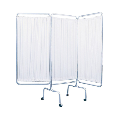 3-Panel Privacy Screen with Casters – Adjustable & Mobile
