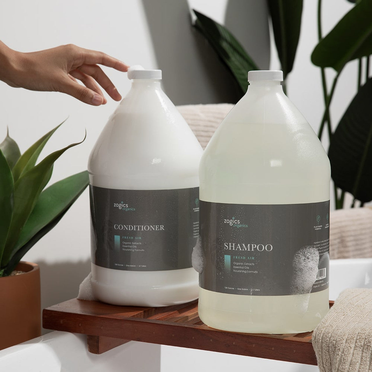 Fresh Air Shampoo, Zogics Organics (1 Gallon)