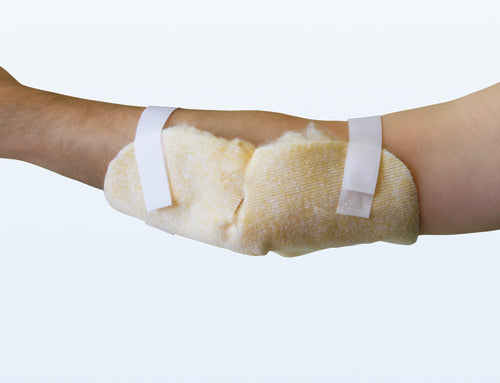 Elbow Protector – Universal Synthetic Sheepskin Pair for Pressure Relief
