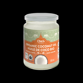 Cha's Organics - Deodorized Coconut Oil (500ml 6)