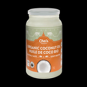Cha's Organics - Deodorized Coconut Oil (1L 6)