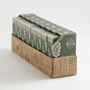 Crate 61 Organics Inc. - Cedarwood & Pine Bar Soap (8 x 110g 64)