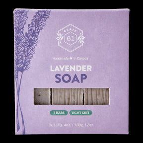 Crate 61 Organics Inc. - Lavender Bar Soap (3pk 8)