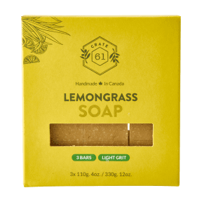 Crate 61 Organics Inc. - Lemongrass Bar Soap (3pk 8)