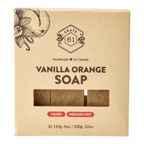 Crate 61 Organics Inc. - Vanilla Orange Bar Soap (3pk 8)