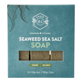Crate 61 Organics Inc. - Seaweed and Sea Salt Bar Soap (3pk 8)
