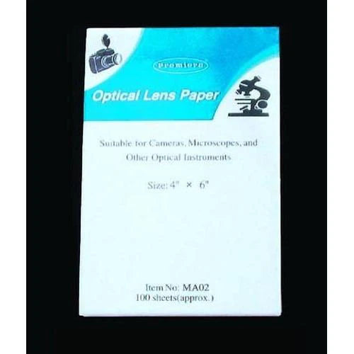 Lens Paper Booklet – 50 Lint-Free Sheets for Cleaning Lenses & Optics
