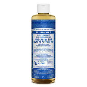 Dr. Bronner's Magic Soap - Peppermint Pure-Castile Soap (473ml 12)