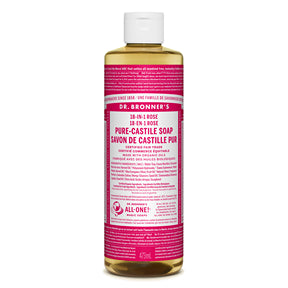 Dr. Bronner's Magic Soap - Rose Pure-Castile Soap (473ml 12)