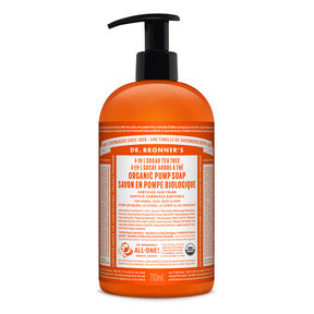 Dr. Bronner's Magic Soap - Tea Tree Organic Sugar Soap (710ml 12)