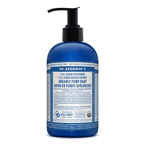 Dr. Bronner's Magic Soap - Peppermint Organic Sugar Soap (355ml 12)