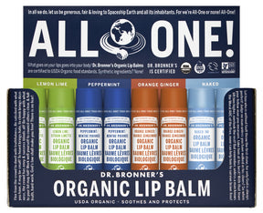 Dr. Bronner's Magic Soap - Organic Lip Balm Counter Display (1disp 6)