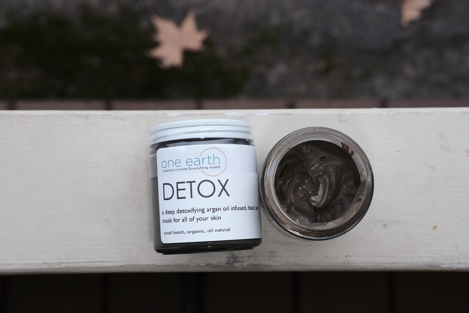 DETOX - Dead Sea Clay + Argan Oil Mask, All-Natural, Organic, Hydrating & Detoxifying, 60ml/2oz Small Batch